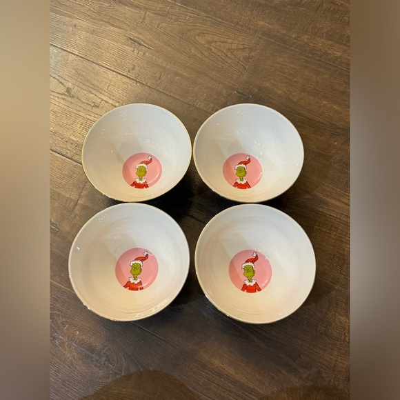Grinch pink bowls Christmas bowls - Picture 2 of 2